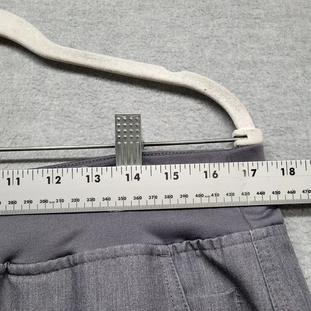 FIGS Women Scrub Pants XLT Gray Yola Skinny Cargo Pockets 31